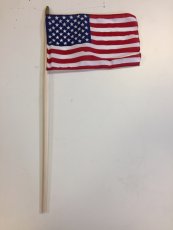 USA-flagga på pinne, 29 x 19 cm