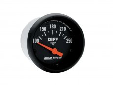 Autometer "Z-serien", Differentialtemperaturmätare 100-250 °F, 52 mm