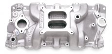 Persåkers Speedshop Performer RPM, Square Bore, Dual Plane, Aluminum, Natural, Small Block Chevy