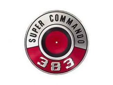 Mopar luftrenarplåt "383 Super Commando", Röd