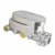 GM huvudcylinder 1" kromad aluminium flänsat lock