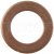 Kopparbricka för bromsslangar 17,53 x 11,18 x 1,0 mm