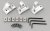 MSD monteringskit generator Mopar SB/BB