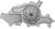 Vattenpump Ford/Mazda V6 1986-97