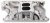 Persåkers Speedshop Performer RPM 351W, Square Bore, Dual Plane, Aluminum, Natural, Small Block Ford,