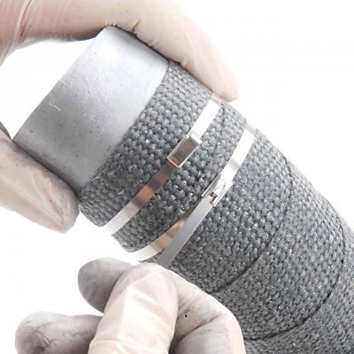 Låsbandskit i metall 20 cm x 8 samt 4 stycken a´ 40 cm