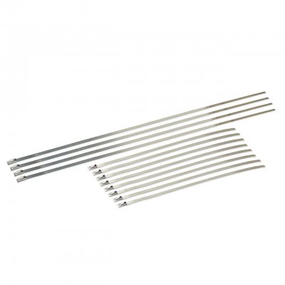 Låsbandskit i metall 20 cm x 8 samt 4 stycken a´ 40 cm