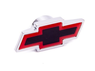 Mutter till luftburk, Chevy-logga, 1/4"-20 & 5/16"-18