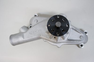 Högvolyms kort vattenpump i Aluminium till Chevy BB 1965-72
