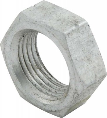 Lås/kontra-mutter, tunn, i aluminium, UNF, Vänster