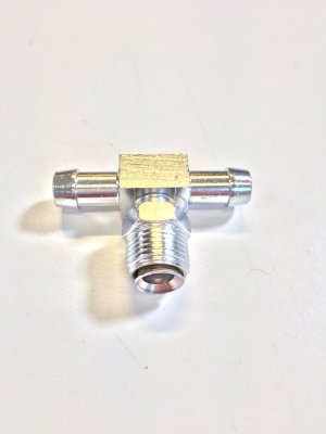 T-nippel 1 x kona, 2 x 3/8" slang