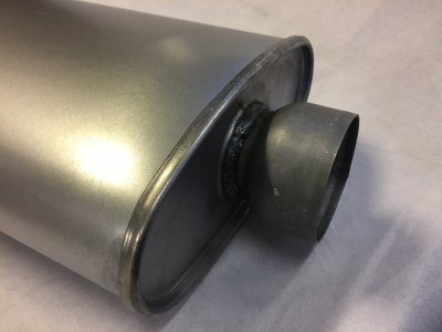 Talladega Turbo oval ljuddämpare 3"