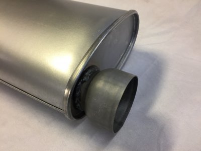 Talladega Turbo oval ljuddämpare 3"