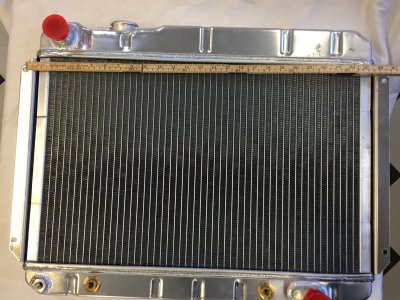 Aluminiumkylare Chevy Chevelle 1966-67 med automat