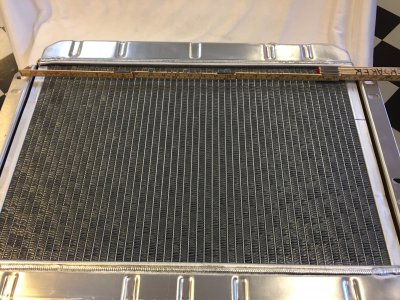 Aluminiumkylare Chevy Chevelle 1966-67 med automat