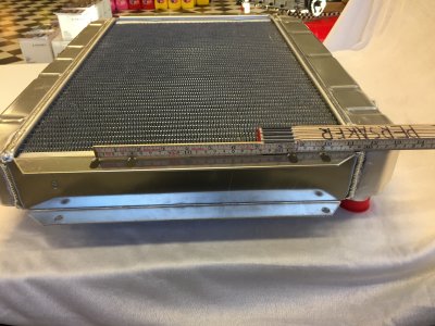 Aluminiumkylare Chevy Chevelle 1966-67 med automat
