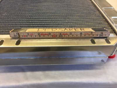 Aluminiumkylare Chevy Chevelle 1966-67 med automat