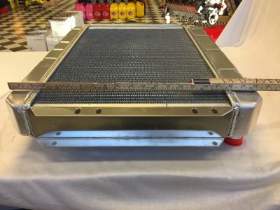 Aluminiumkylare Chevy Chevelle 1966-67 med automat