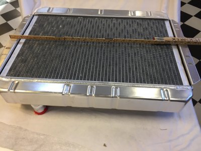 Aluminiumkylare Chevy Chevelle 1966-67 med automat