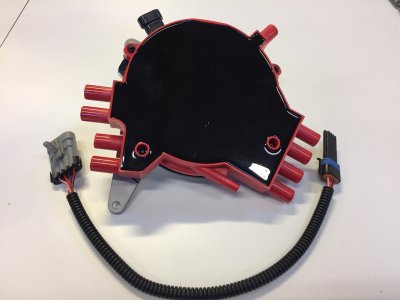 Fördelare Chevy LT1 Optispark 1994-97, röd
