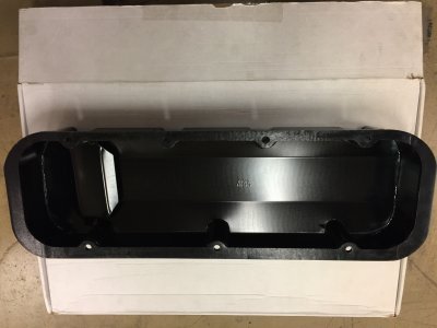 Ventilkåpor fabricated i svartlackad aluminium, Chevy BB 1965-up