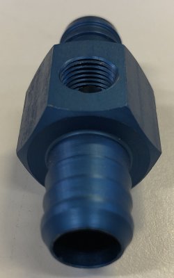 Slangnippel med uttag 1/8" NPT