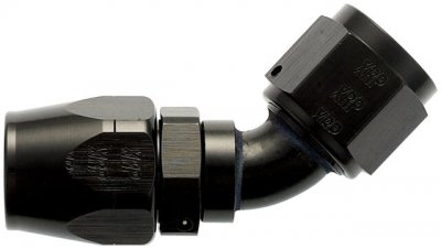 AN-koppling slangände 45 grader dubbel swivel