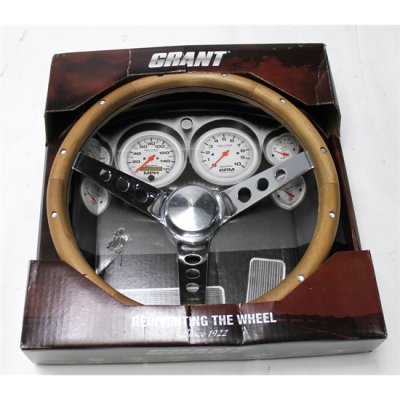 Grant 213 Classic Wood Steering Wheel, 13-1/2 Inch
