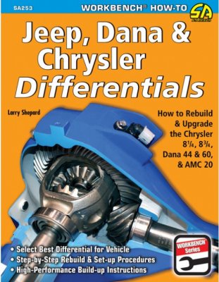 JEEP, DANA & CHRYSLER DIFFERENTIALS: HOW TO REBUILD THE 8-1/4, 8-3/4, DANA 44 & 60 & AMC 20