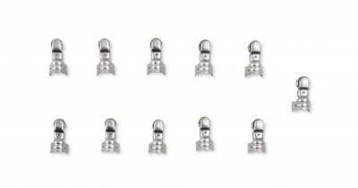 MSD tändkablar 8,5 mm, HEI/Non-HEI, svarta halvklara, rak modell