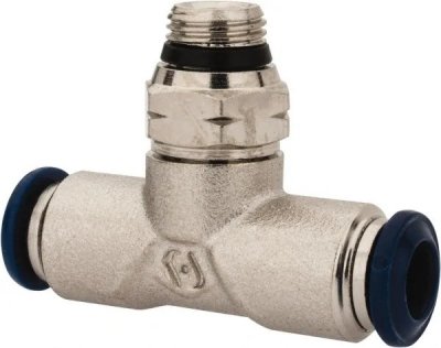 Luftnippel 1/8" NPT x 1/4", T-nippel