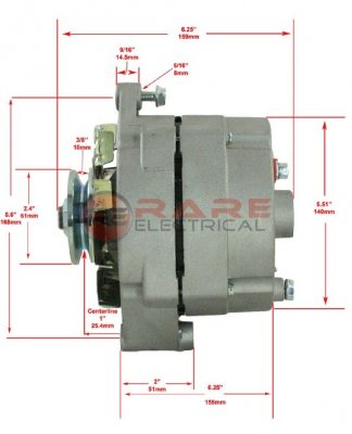 Generator 100A GM 1955-84