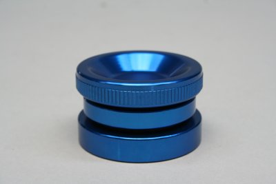 Påfyllningslock Billet Aluminium, Bolt-On, Blått