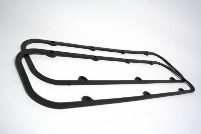 Ventilkåpspackningar i svart gummi med stålkärna, Chevy BB 396-454