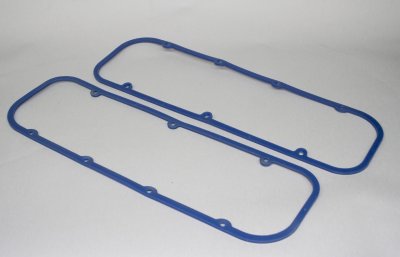 Ventilkåpspackningar i blått gummi med stålkärna, Chevy BB 396-454