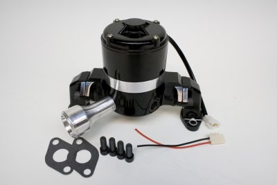 PRW elektrisk vattenpump i aluminium, 35 GPM, Chevy SB