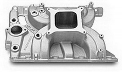 Persåkers Speedshop Intake Manifold, Torker II Pontiac, Square Bore, Single Plane, Aluminum, Natural, Pontiac V8