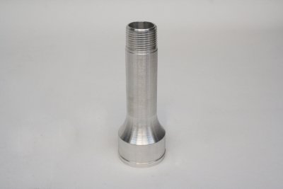 Aluminiumnippel till elvattenpump, 3/4" NPT x 5" x 1,75"