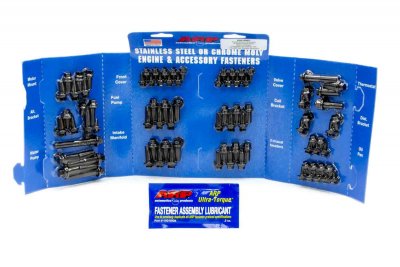 ARP bultsats Chevy SB, sexkant Chromoly