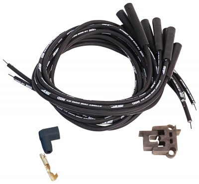 MSD Street Fire tändkablar universal raka, halvfärdiga, HEI/Socket
