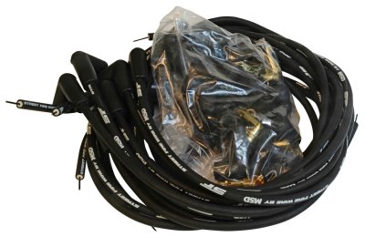MSD Street Fire tändkablar universal 90 grader, halvfärdiga, HEI/Socket