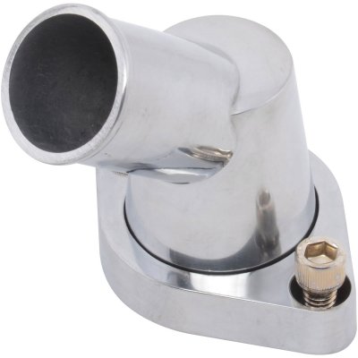 Vridbart termostathus Chevy SB/BB, 45 grader, polerat