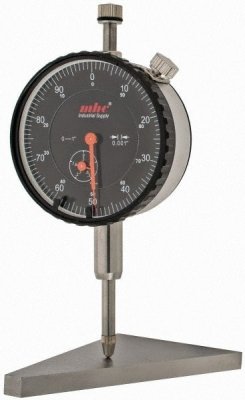 Indikatorklocka 55 mm, 1" Range, Svart