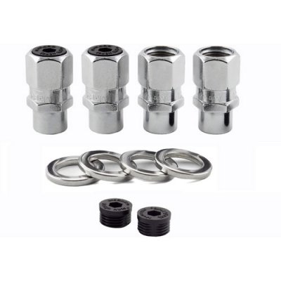 Hjulmuttrar 1/2"-20 x 19 mm, öppen