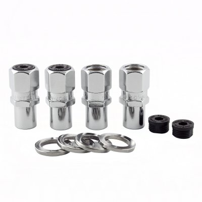 Hjulmuttrar 7/16"-20 x 19 mm, öppen