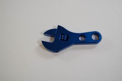 Skiftnyckel 5" lång AN3 - AN6 blåanodizerad