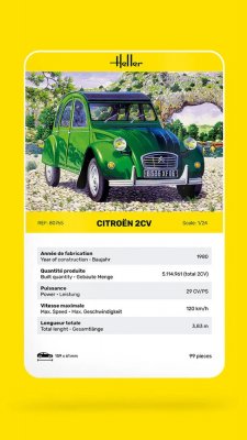 1980 Citroen 2 CV, 1:24