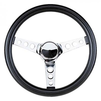 Grant 3-ekrad foam-ratt med kromade ekrar, 13,5"
