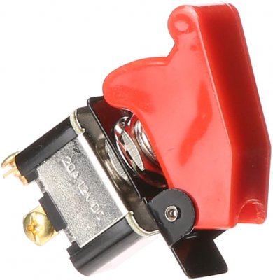 Switch med rött lock