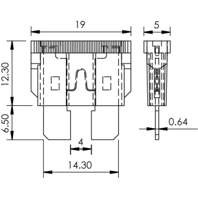 Bladsäkring Midi ATC/ATO